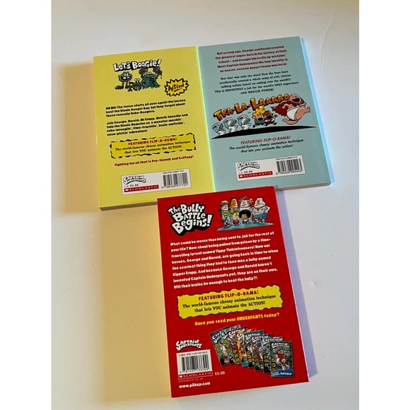 Set of three Captain Underpants Books by Dav Pilkey - Picture 10 of 11